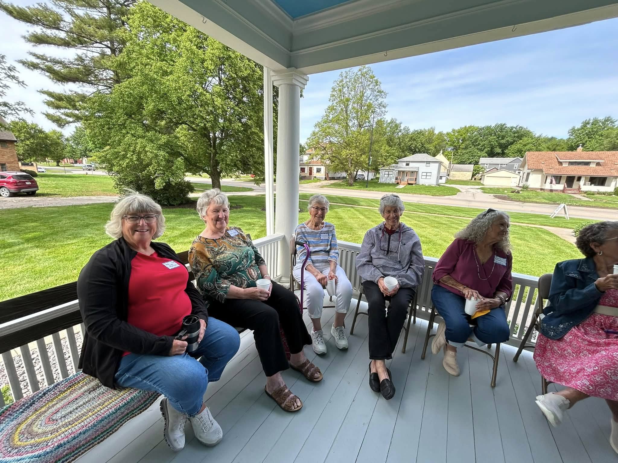 2026 coffee on porch alumni